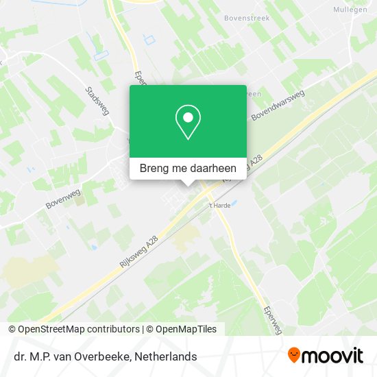 dr. M.P. van Overbeeke kaart