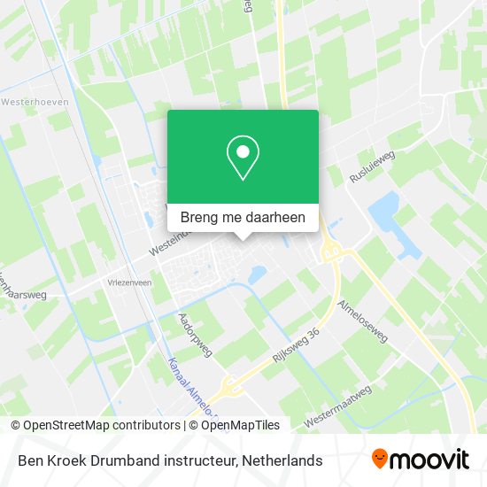 Ben Kroek Drumband instructeur kaart
