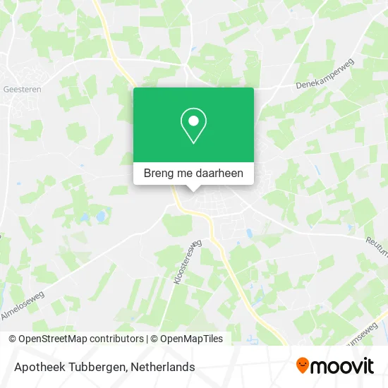 Apotheek Tubbergen kaart