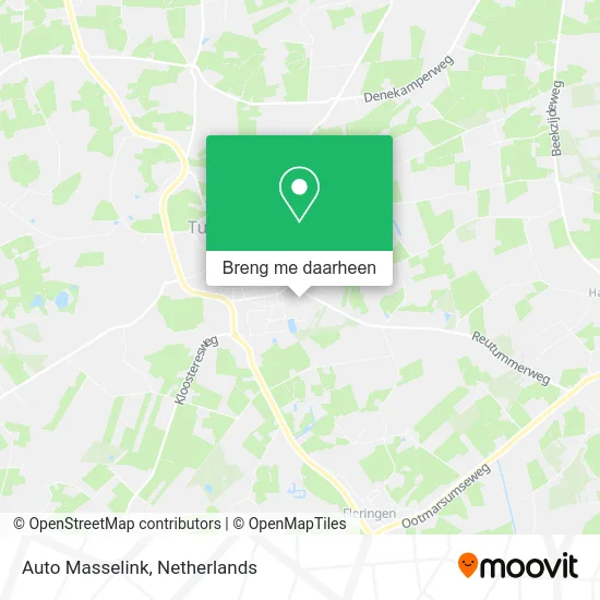 Auto Masselink kaart