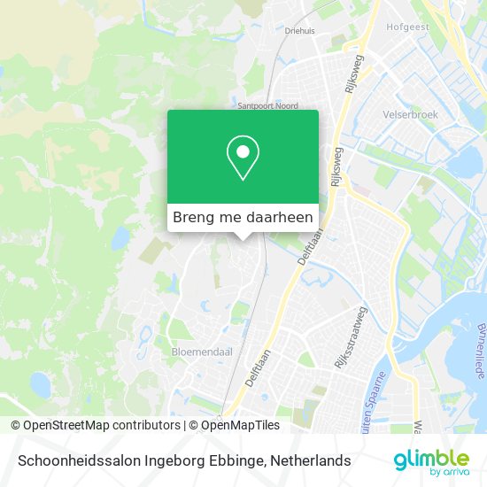 Schoonheidssalon Ingeborg Ebbinge kaart