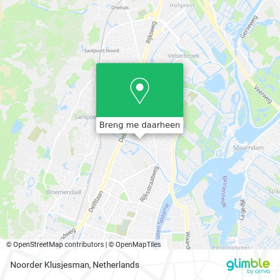 Noorder Klusjesman kaart