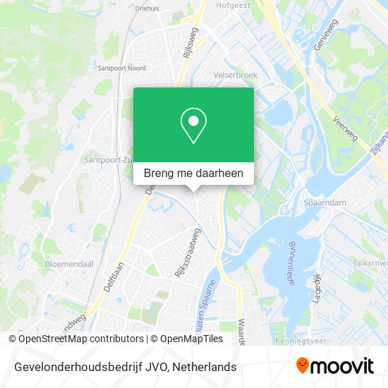 Gevelonderhoudsbedrijf JVO kaart