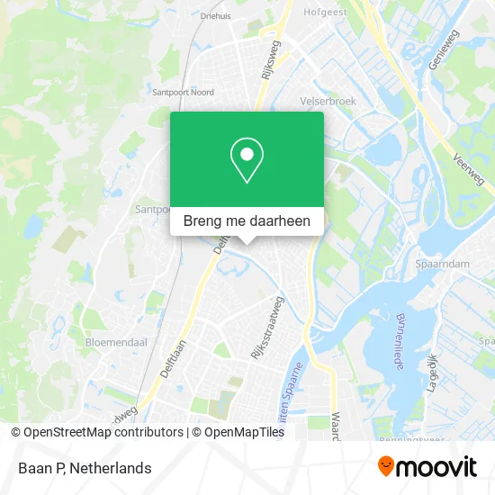 Baan P kaart