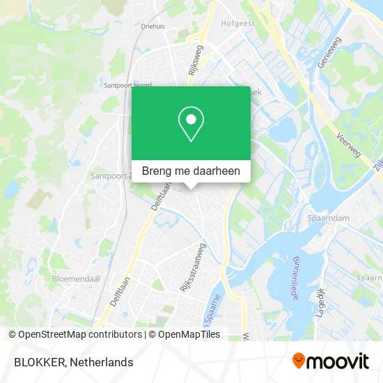 BLOKKER kaart