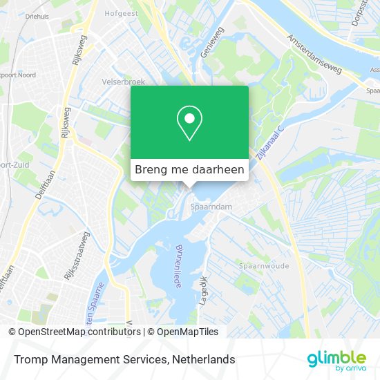 Tromp Management Services kaart