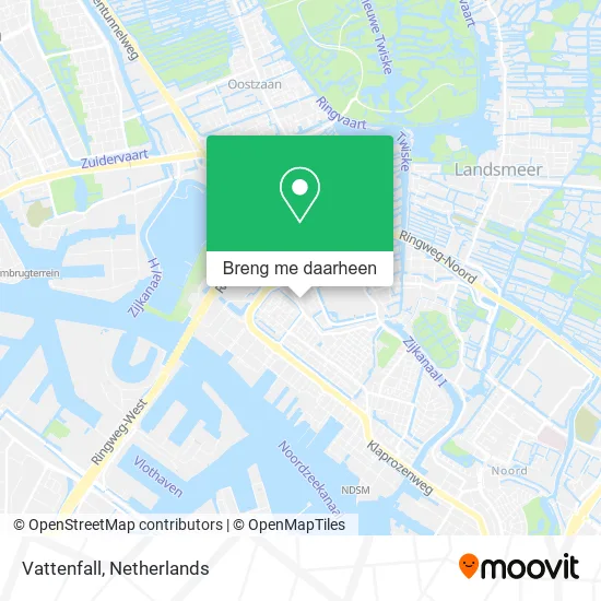 Vattenfall kaart
