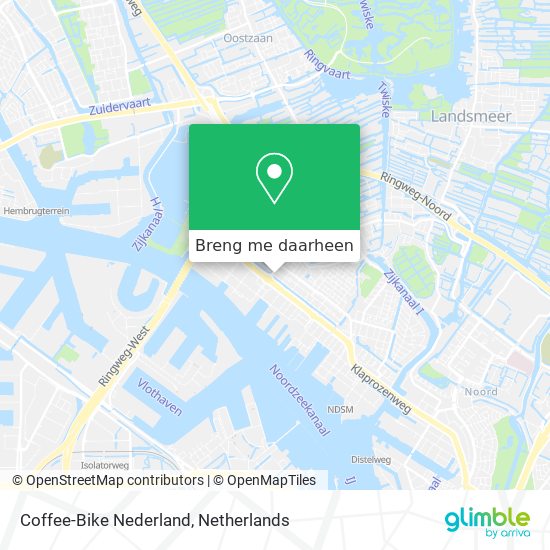 Coffee-Bike Nederland kaart