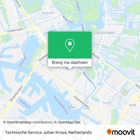 Technische Service Johan Krüse kaart