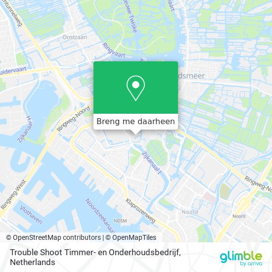 Trouble Shoot Timmer- en Onderhoudsbedrijf kaart