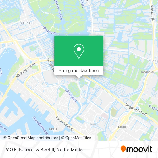 V.O.F. Bouwer & Keet II kaart