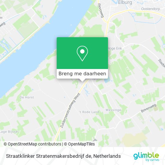 Straatklinker Stratenmakersbedrijf de kaart