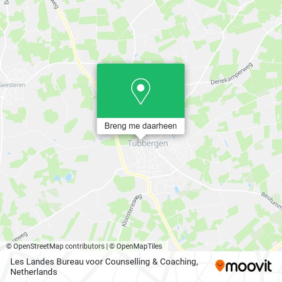 Les Landes Bureau voor Counselling & Coaching kaart