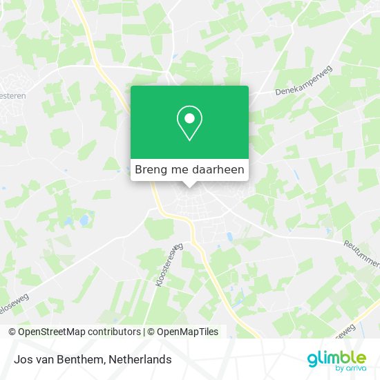 Jos van Benthem kaart