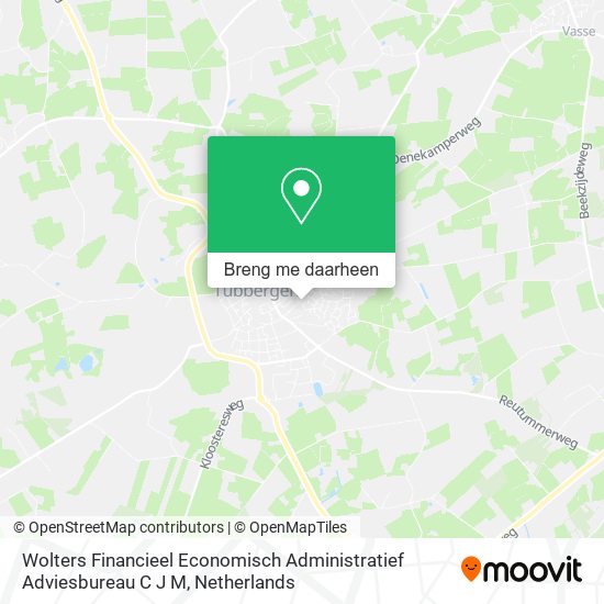 Wolters Financieel Economisch Administratief Adviesbureau C J M kaart