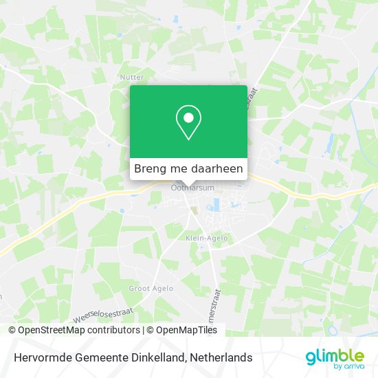 Hervormde Gemeente Dinkelland kaart