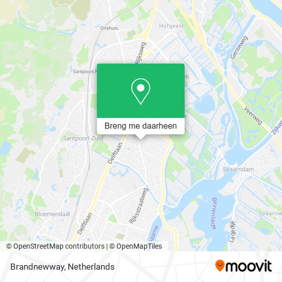 Brandnewway kaart