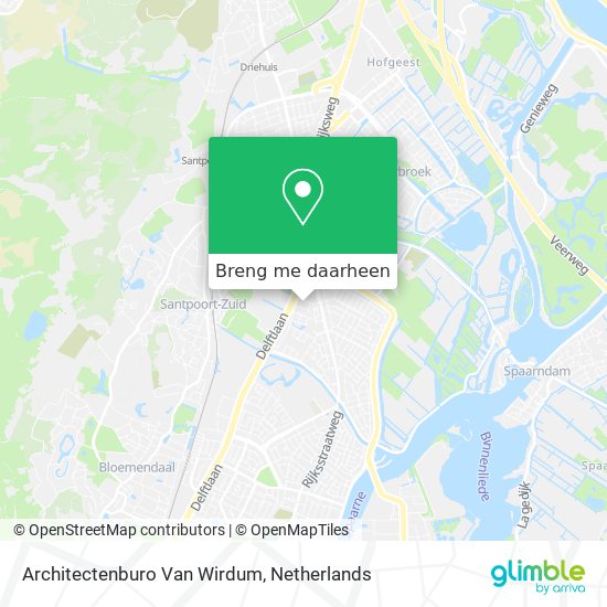 Architectenburo Van Wirdum kaart