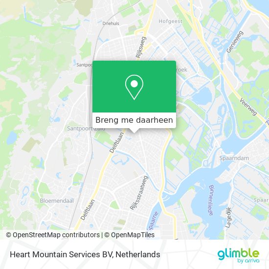 Heart Mountain Services BV kaart