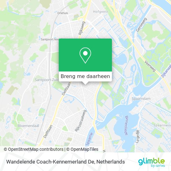 Wandelende Coach-Kennemerland De kaart