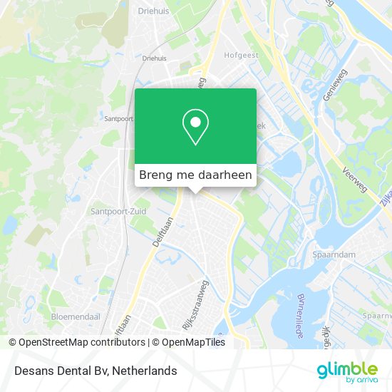 Desans Dental Bv kaart