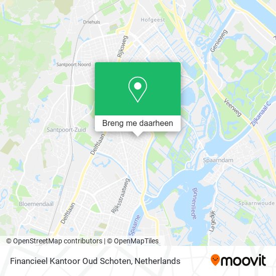 Financieel Kantoor Oud Schoten kaart