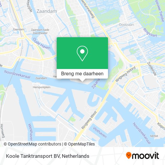 Koole Tanktransport BV kaart