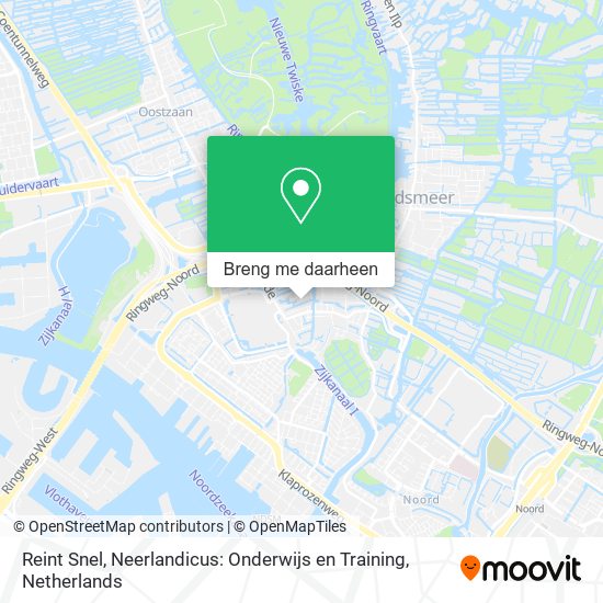 Reint Snel, Neerlandicus: Onderwijs en Training kaart
