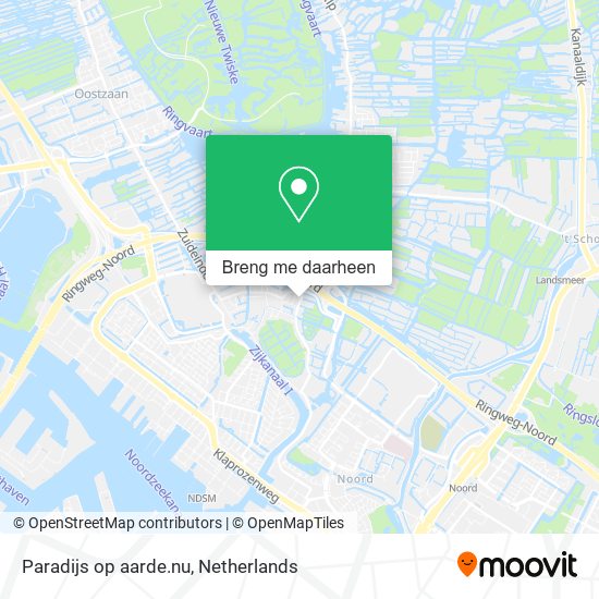 Paradijs op aarde.nu kaart