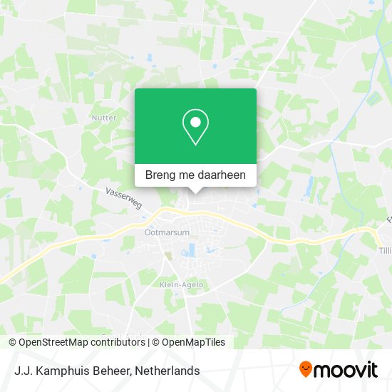 J.J. Kamphuis Beheer kaart