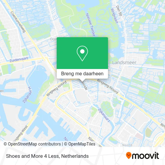 Shoes and More 4 Less kaart