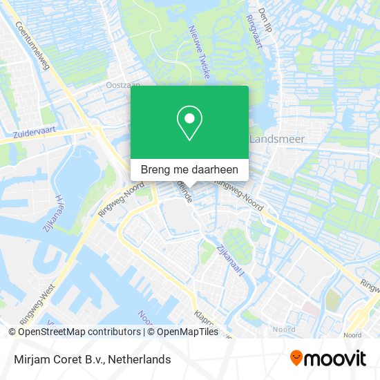 Mirjam Coret B.v. kaart