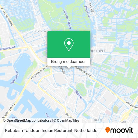 Kebabish Tandoori Indian Resturant kaart
