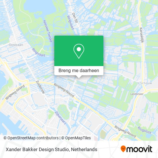 Xander Bakker Design Studio kaart