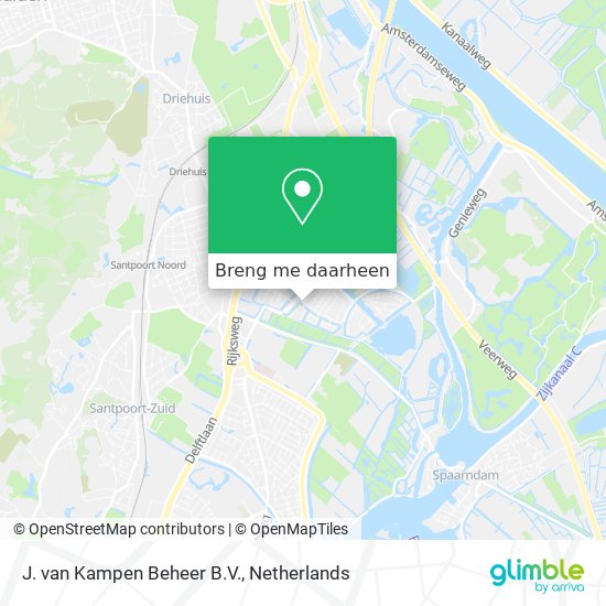 J. van Kampen Beheer B.V. kaart