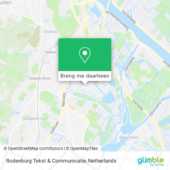 Rodenburg Tekst & Communicatie kaart