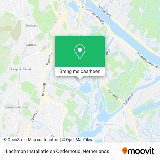 Lachman Installatie en Onderhoud kaart