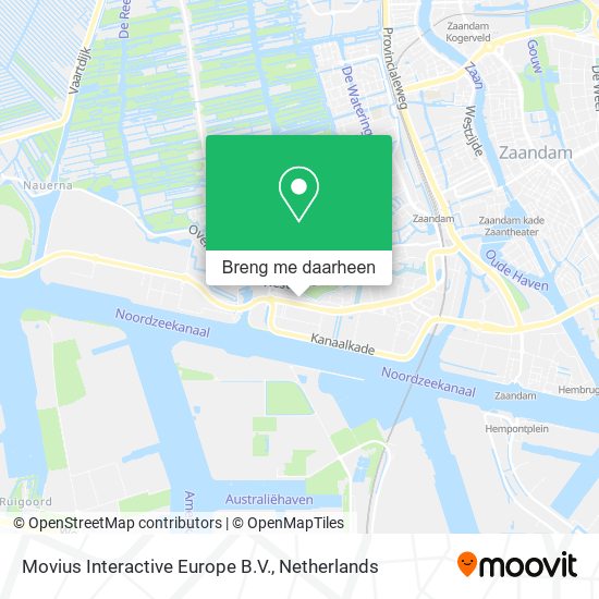 Movius Interactive Europe B.V. kaart