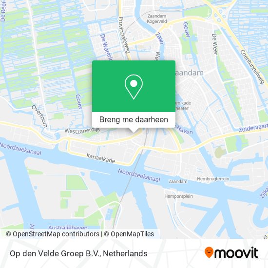 Op den Velde Groep B.V. kaart
