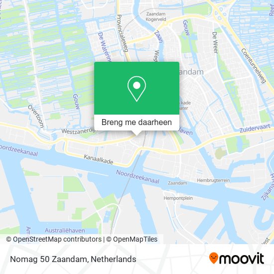 Nomag 50 Zaandam kaart