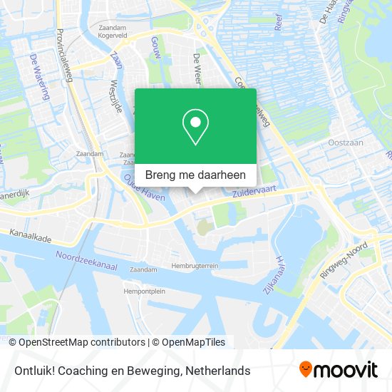 Ontluik! Coaching en Beweging kaart