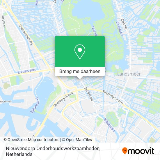 Nieuwendorp Onderhoudswerkzaamheden kaart