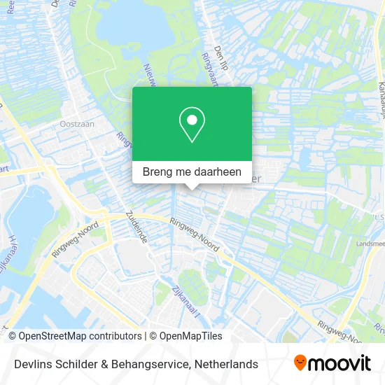 Devlins Schilder & Behangservice kaart