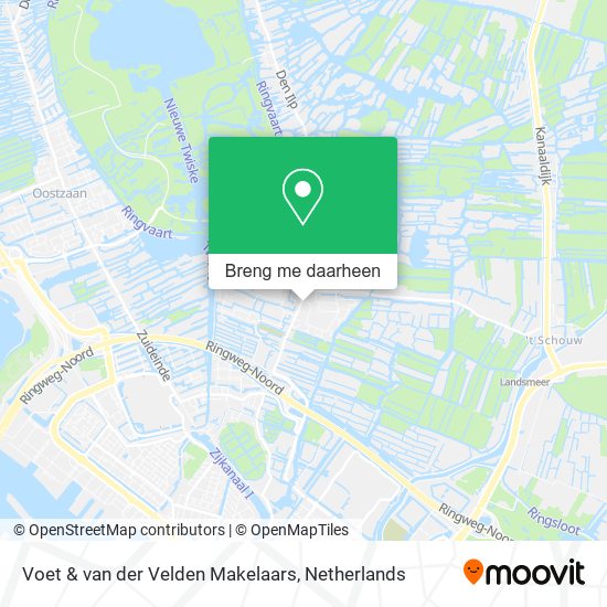 Voet & van der Velden Makelaars kaart