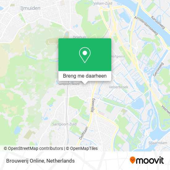 Brouwerij Online kaart