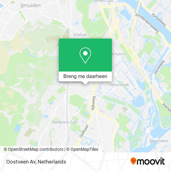 Oostveen Av kaart