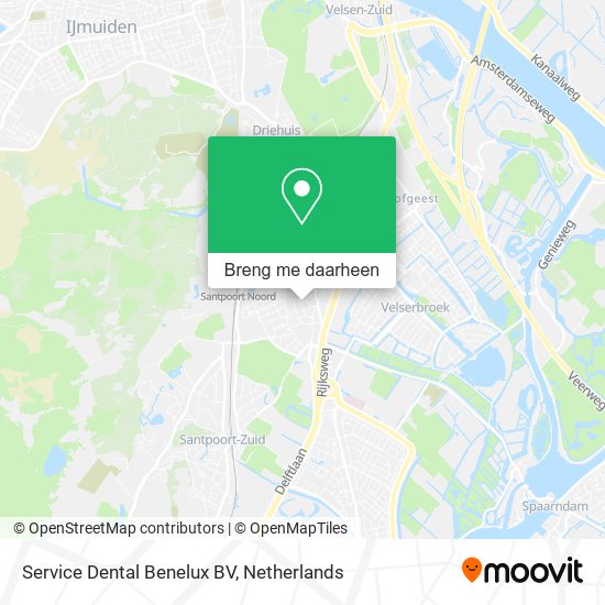 Service Dental Benelux BV kaart