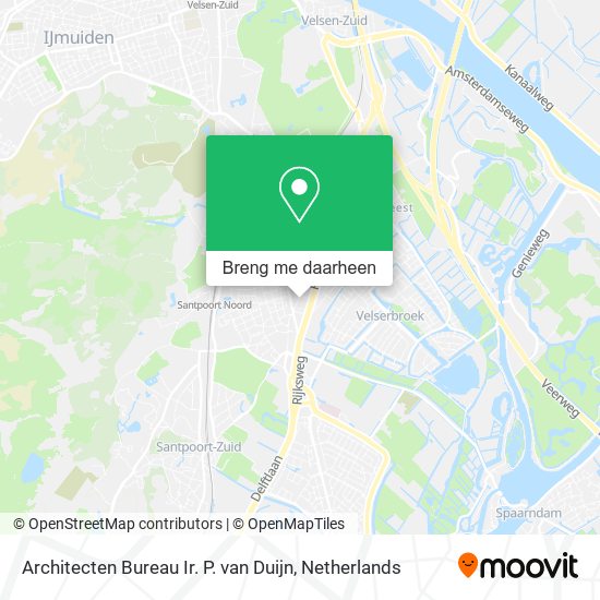 Architecten Bureau Ir. P. van Duijn kaart