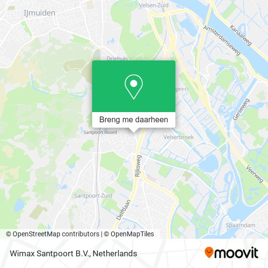 Wimax Santpoort B.V. kaart
