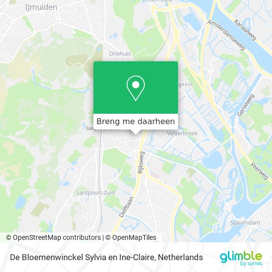 De Bloemenwinckel Sylvia en Ine-Claire kaart